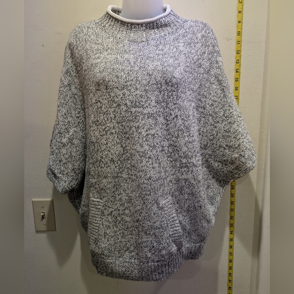 Lou & Grey Textured Gray Knit Sweater Size XS/S